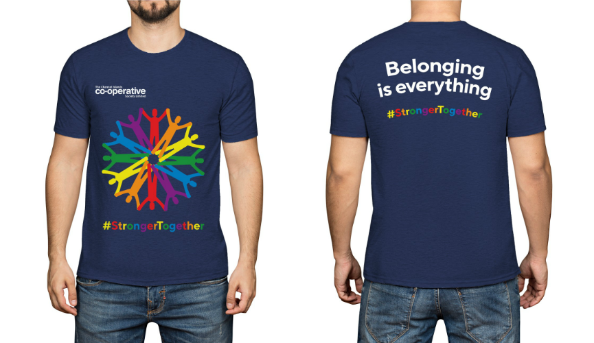 Our CI Pride 2018 t-shirt design