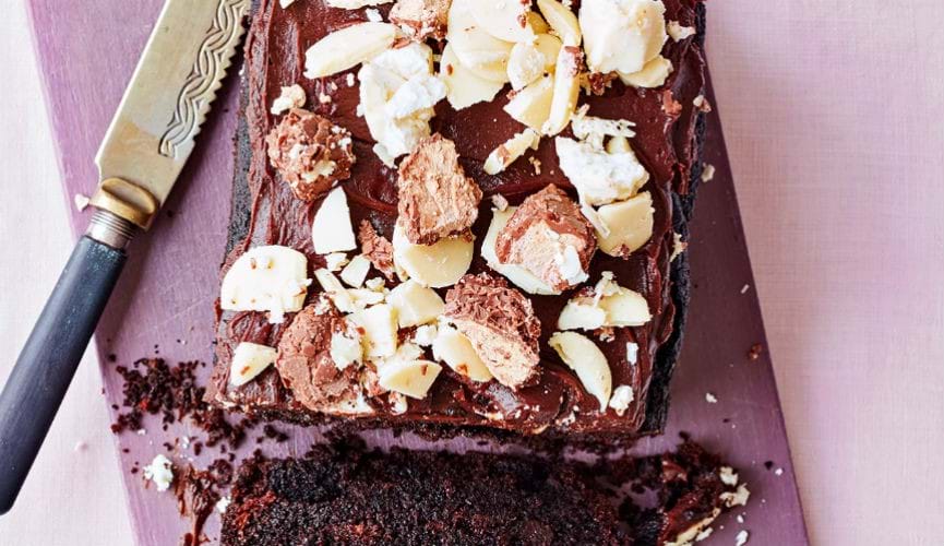 Fairtrade chocolate and banana loaf cake