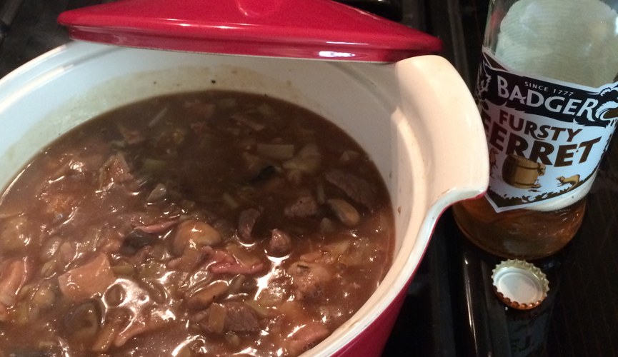 'Chuck it All In' Steak and Ale Pie
