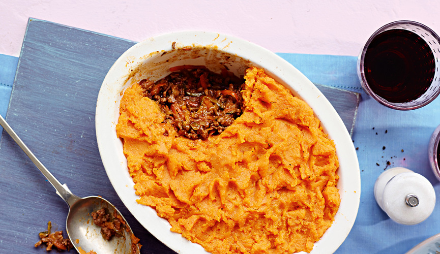 Sweet potato cottage pie