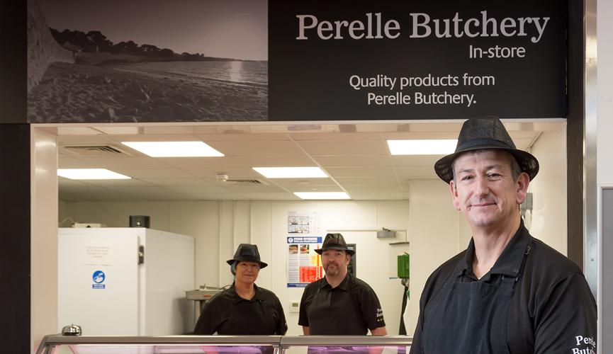 Award-winning Perelle Butchery opens counter at Grand Marché store