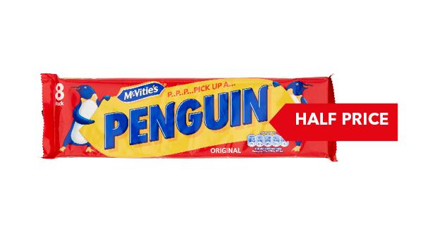 HALF PRICE | McVitie's Penguin 8 pack