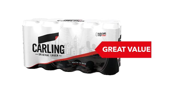 GREAT VALUE |Foster's/ Carlsberg/ Carling/ Smith's/Guinness