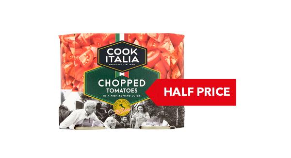 Cook Italian Chopped Tomatoes 4 x 400g