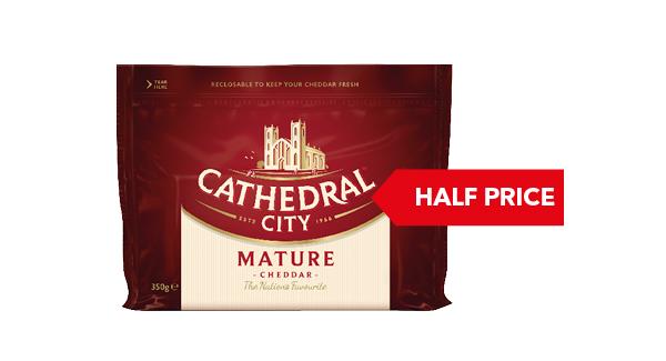HALF PRICE|Cathedral City Mature Cheddar 350g