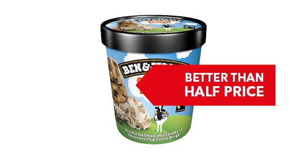 BETTER THAN HALF PRICE|Ben & Jerry’s Cookie Dough Ice Cream
