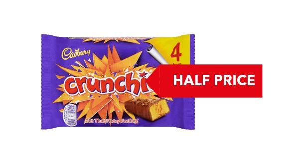 Cadbury Dairy Milk/ Crunchie/ Wispa/ Twirl/ Flake
