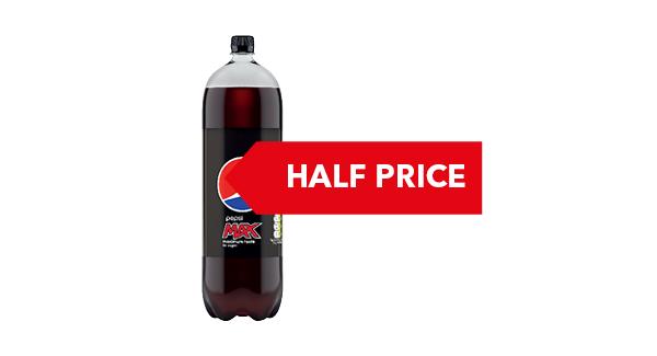 HALF PRICE | Pepsi 2 Litre