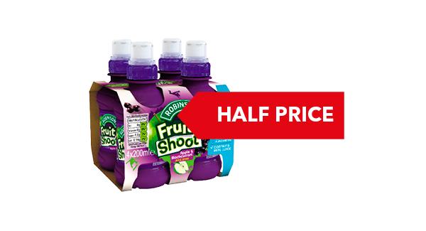 HALF PRICE | Robinsons Fruit Shoot 4 x 200ml