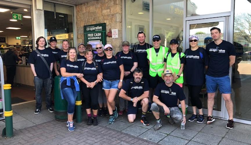 The Channel Islands Co-operative Society’s charity walk hopes to raise £1,000 in aid of Le Murier School’s residential project