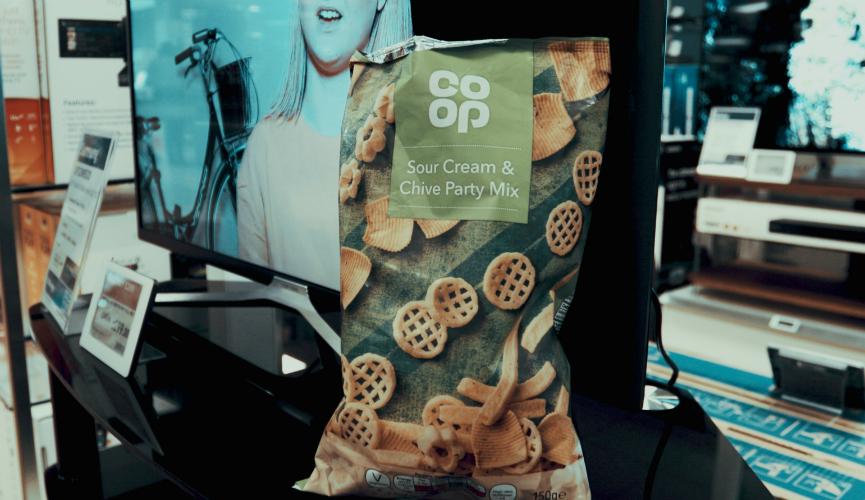Co-op Sour Cream and Chive Party Mix