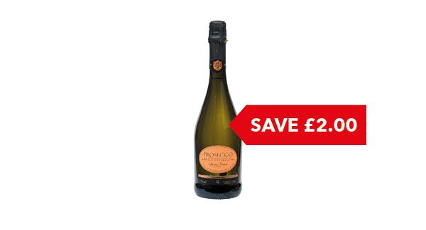 SAVE £2 | Co-op Irresistible Prosecco 75cl