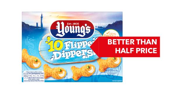 BETTER THAN HALF PRICE | Young's 10 Flipper Dippers 250g