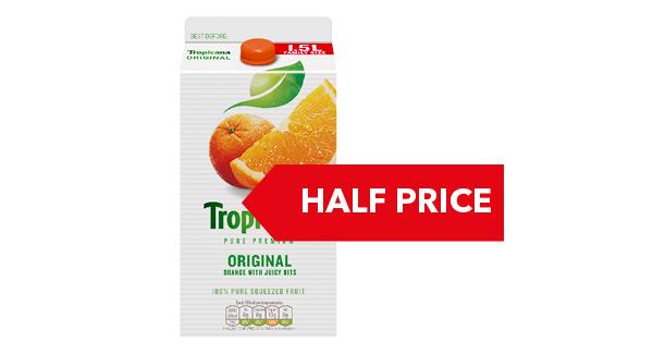 Tropicana Pure Premium Orange 1.5 Litre