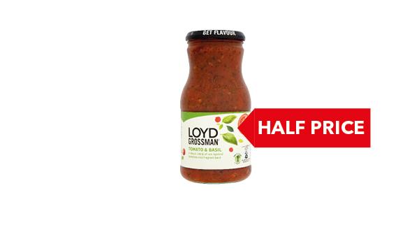 HALF PRICE | Loyd Grossman Italian Cooking Sauces 350g