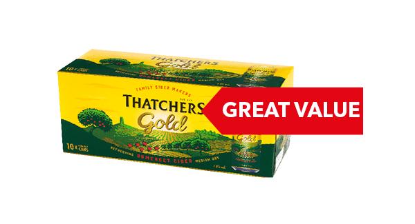 SAVE £2 | Thatchers Gold 10 x 440ml