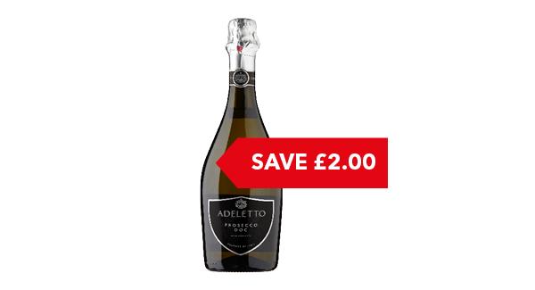 SAVE £2 | Adeletto Prosecco 75cl