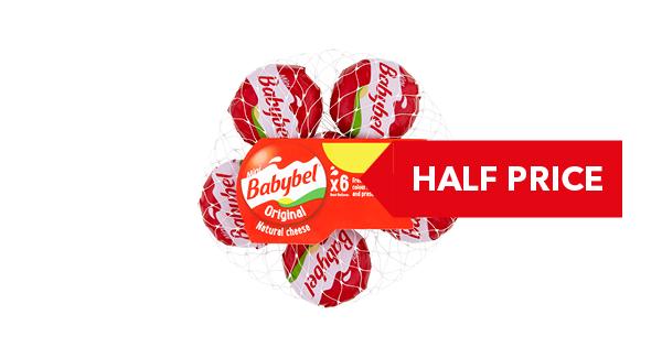 HALF PRICE | Babybel Mini 6's 120g