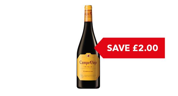 SAVE £2 | Campo Viejo Tempranillo Rioja 75cl