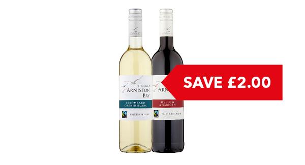 SAVE £2 | Arniston Bay Chenin Blanc / Shiraz Fairtrade 75cl