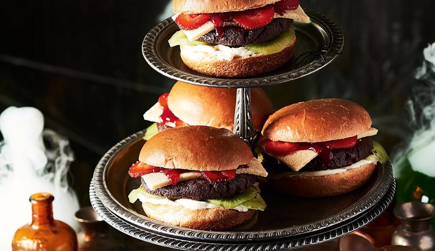 Trick or treat burgers