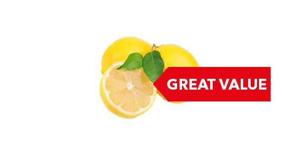 GREAT VALUE | Co-op Lemons per pack 4s