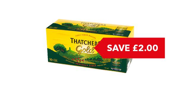 SAVE £2 | Thatchers Gold 10 x 440ml