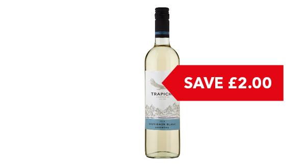 SAVE £2 |Trapiche Varietals Sauvignon Blanc 75cl