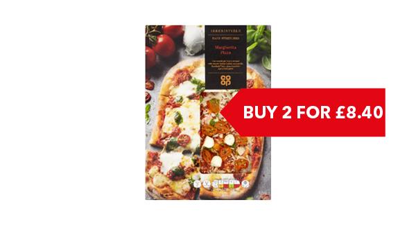BUY 2 FOR £8.40 | Co-op Irresistible Pizza 460g-520g