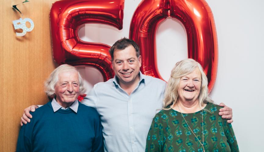 The Channel Islands Co-operative Society celebrate a fifty-year partnership