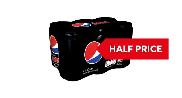 HALF PRICE | Pepsi 6 x 330ml