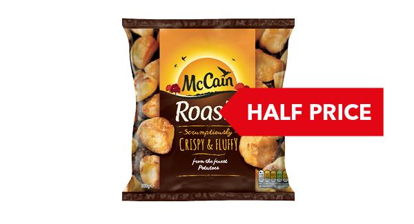 HALF PRICE | McCain Roasts 800g