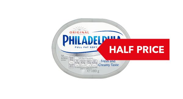 HALF PRICE | Philadelphia Cheese 170g/180g