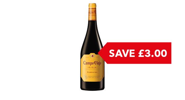 SAVE £3 | Campo Viejo Tempranillo Rioja 75cl