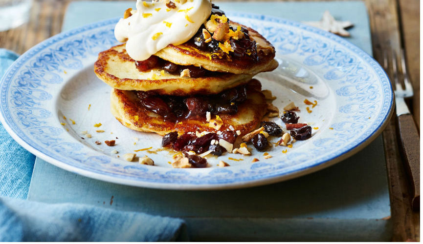 Mince pie pancakes