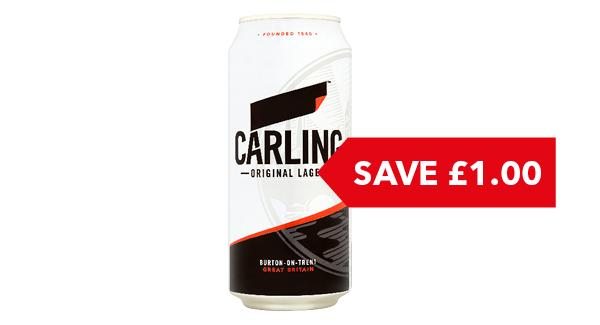 SAVE £1 | Carling 4 x 440ml