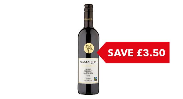 SAVE £3.50 | Namaqua Reserve Selection Shiraz Cabernet 75cl