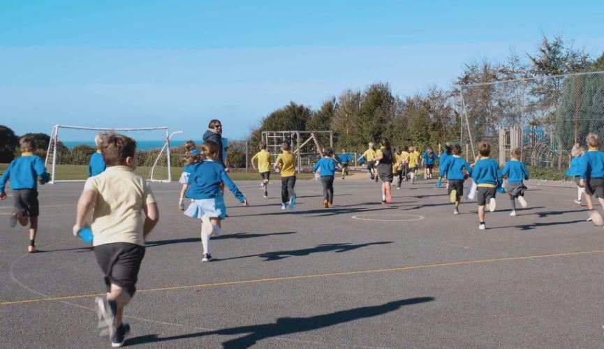 10. Helping Guernsey's children Be Active with a daily mile