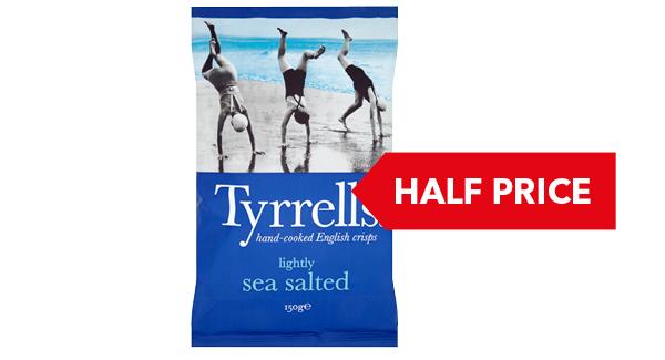 HALF PRICE | Tyrrells Crisps 150g