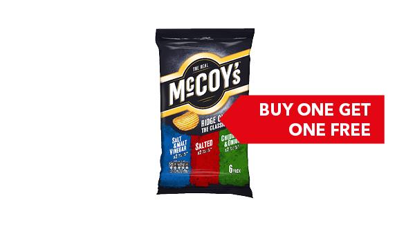 BUY ONE GET ONE FREE | McCoy’s 6 Pack