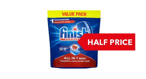 HALF PRICE | Finish Dishwasher Tablets All In 1 Max Original