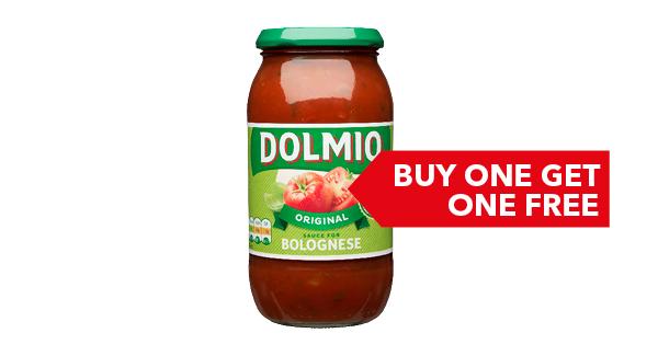 BUY ONE GET ONE FREE | Dolmio Sauces 470g / 500g