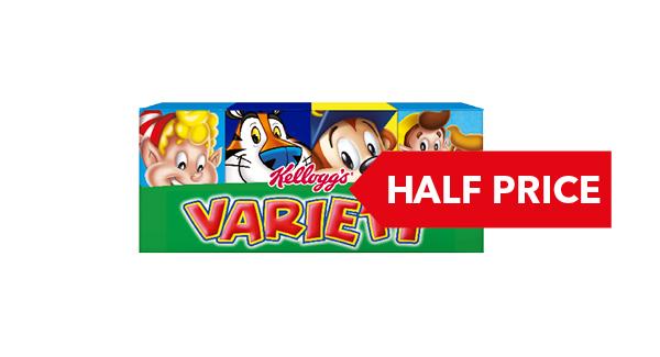 HALF PRICE | Kellogg's Variety Pack 8s 200g