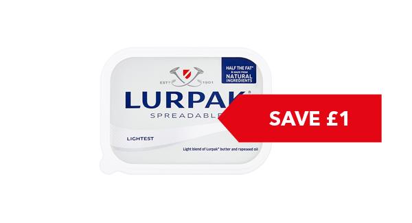 SAVE £1 | Lurpak Spreadable 500g