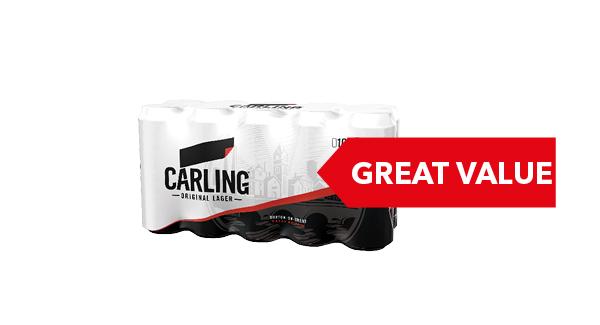 GREAT VALUE | Carling 10 x 440ml