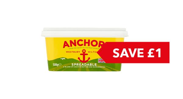 SAVE £1 | Anchor Lighter / Spreadable 500g