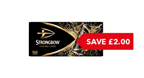 SAVE £2 | Strongbow 10x440ml