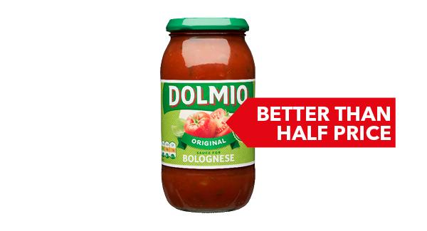 BETTER THAN HALF PRICE | Dolmio Sauces 470g/500g