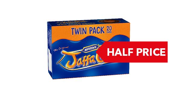 HALF PRICE | McVities Jaffa Cakes 2x10