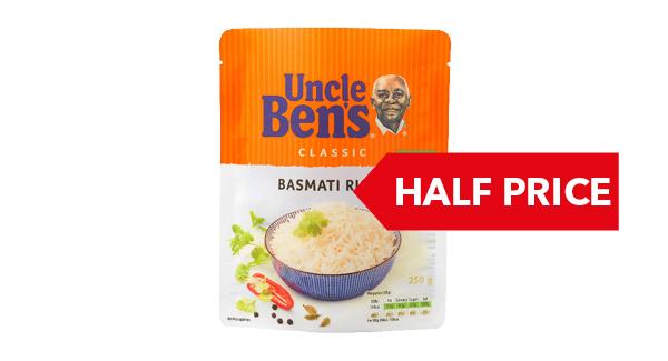 HALF PRICE | P5 Uncle Ben's Rice 250g